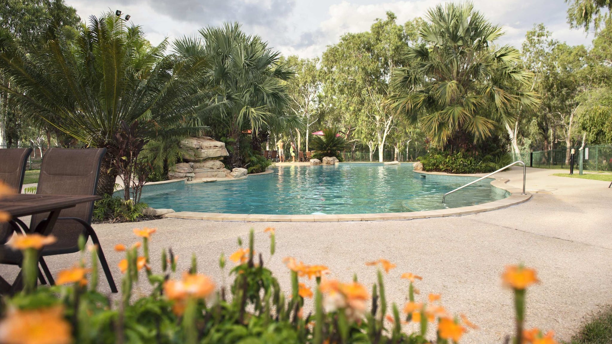 Photo of the pool in Nitmiluk Camping and Caravan Park in Katherine